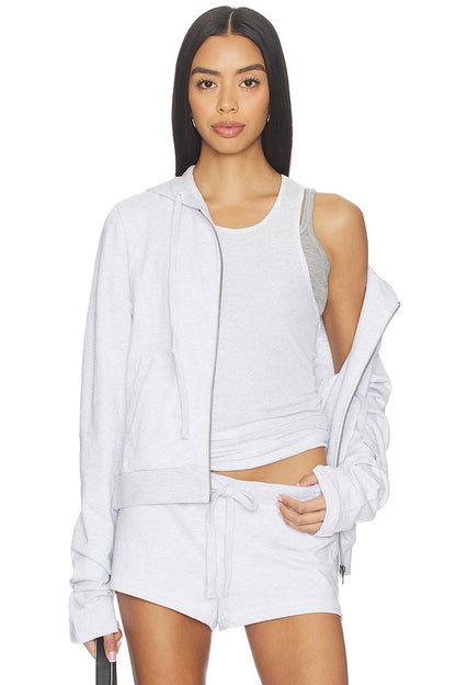 Vintage Terry Oversized Polo Sweatshirt in