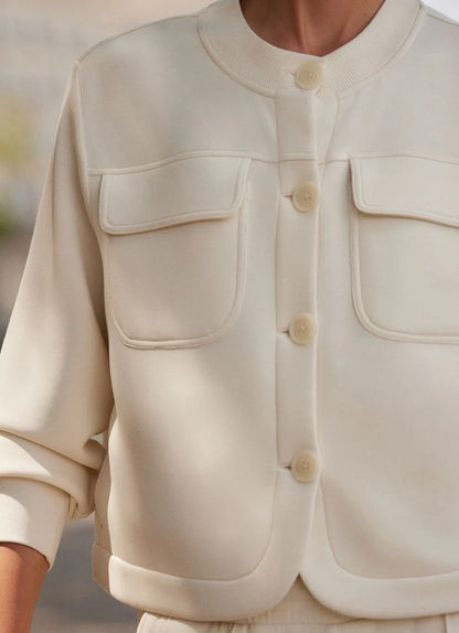 Hartwell Button Through Sweat Jacket